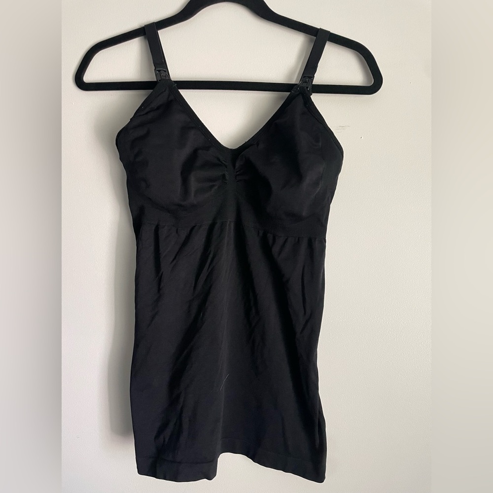 Black Nursing tank top size L